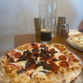 Helper Beer - Pepperoni Pizza and the Nitro Stout. - Pizza Near Me - Helper, Utah Helper Beer - Pepperoni Pizza and the Nitro Stout. - Pizza Near Me - Helper, Utah