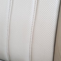 Number 1 Vinyl & Leather Repair - After seat was repaired by a company that does good work, not Number 1 Vinyl and Leather Repair.