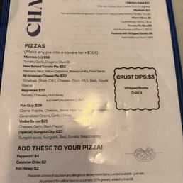 Menu Menu