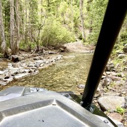San Juan Side by Sides - A little river fording is all part of a solid day on our RZR UTVs