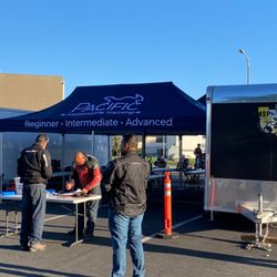 Pacific Motorcycle Training - Ricky getting folks checked in for an IRC. (Intermediate course)
W/ PMT