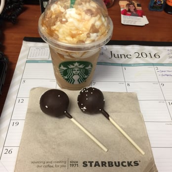 Starbucks - Carmel waffle cone frap. & chocolate cake pops - Coffee & Tea Near Me - Frankfort, Kentucky Starbucks - Carmel waffle cone frap. & chocolate cake pops - Coffee & Tea Near Me - Frankfort, Kentucky