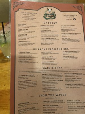 Menu photo 1 Charlie Clark's Steakhouse Pinetop, AZ Menu photo 1 Charlie Clark's Steakhouse Pinetop, AZ
