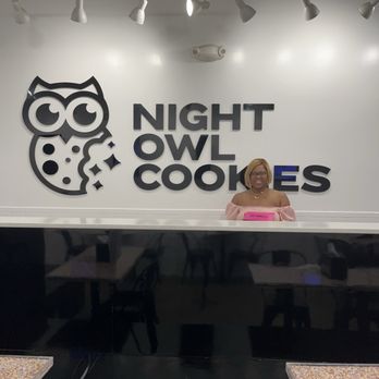 Night Owl Cookies - Entrance/sign - Desserts Near Me - Orlando, Florida