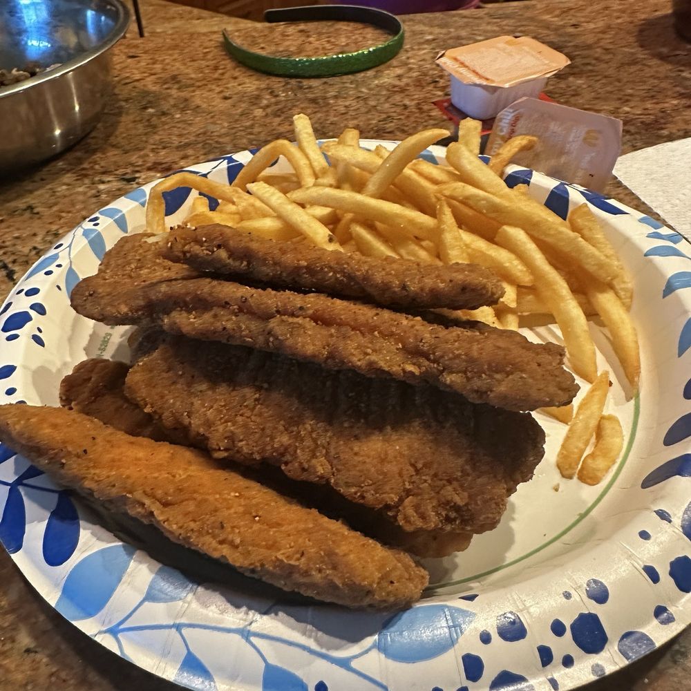 McDonalds - The chicken is a flat strip not a juicy looking tender as advertised. - Fast Food Near Me - La Vernia, Texas McDonalds - The chicken is a flat strip not a juicy looking tender as advertised. - Fast Food Near Me - La Vernia, Texas