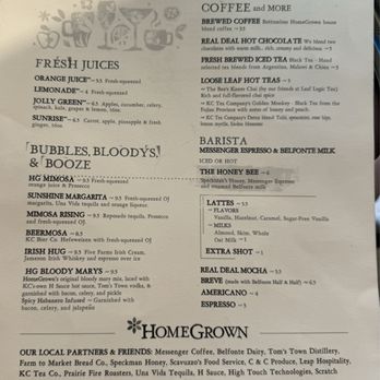 HomeGrown Kitchen - Liberty  - Menu - Breakfast & Brunch Near Me - Liberty, Missouri