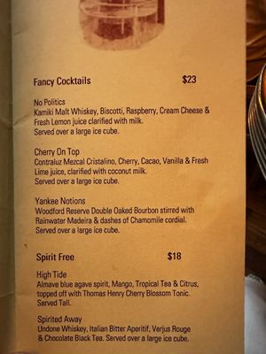 Menu photo 2 Employees Only New York, NY