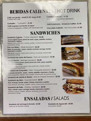 Menu photo 4 Cafe Que Rico North Miami Beach, FL