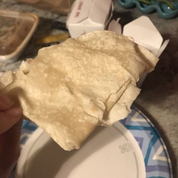 Asian House - Cracked pancake straight out of the bag - Sushi Bars Near Me - Titusville, Florida