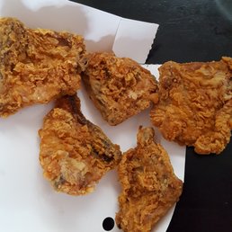 75 Cents extra to get Less chicken is a bit expensive. Wondering why the super tiny Thighs in a All Thigh 12 piece box? 75 Cents extra to get Less chicken is a bit expensive. Wondering why the super tiny Thighs in a All Thigh 12 piece box?