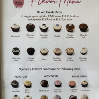 Dots Cupcakes - Cupcake flavors - Cupcakes Near Me - Irvine, California