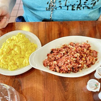Original Pancake House - Corned beef hash and scrambled eggs - Breakfast & Brunch Near Me - Grosse Pointe Woods, Michigan Original Pancake House - Corned beef hash and scrambled eggs - Breakfast & Brunch Near Me - Grosse Pointe Woods, Michigan