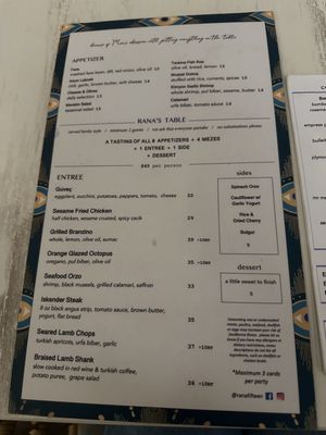 Menu photo 8 Rana Fifteen Brooklyn, NY