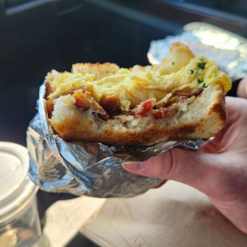 Scramblin' Egg Breakfast On The Go - Bacon egg sandwich - Breakfast & Brunch Near Me - Bloomington, Minnesota Scramblin' Egg Breakfast On The Go - Bacon egg sandwich - Breakfast & Brunch Near Me - Bloomington, Minnesota