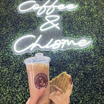 Coffee and Chisme - Iced Chai Latte & Rosemary Ham Panini - Coffee & Tea Near Me - South Gate, California Coffee and Chisme - Iced Chai Latte & Rosemary Ham Panini - Coffee & Tea Near Me - South Gate, California