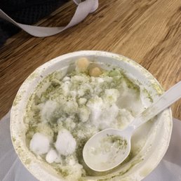 matcha shaved ice