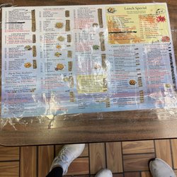 Ju Yuan Chinese Restaurant - Menu