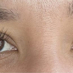 Lash lift and tint