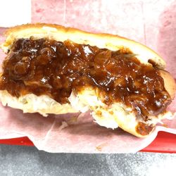 Tony's Hot Dogs food