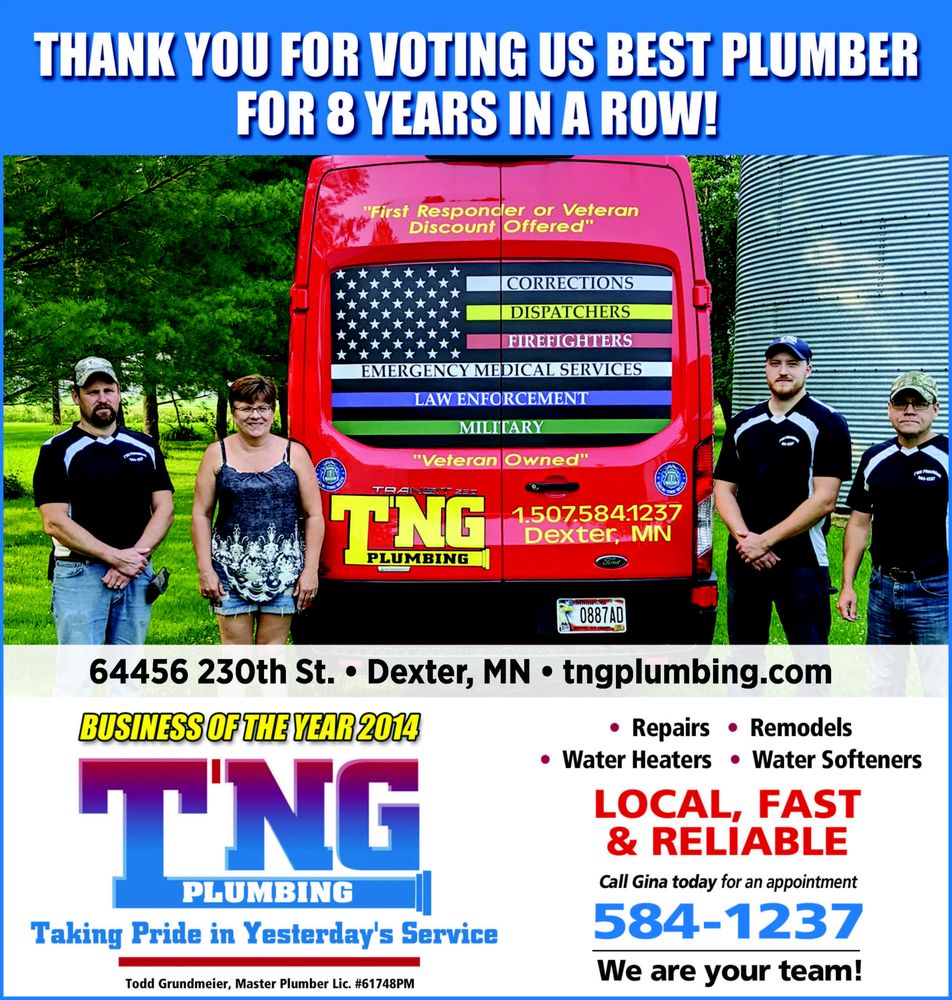 Slide of T 'N G Plumbing