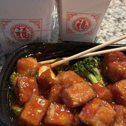 Panda Chinese Restaurant - New and improved tofu  so soft so delicious get some! General Tso tofu