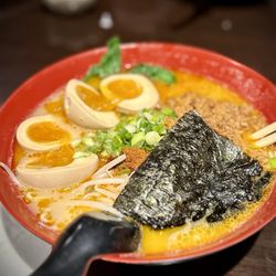 Mashumen - The Spicy Mala Tantanmen with extra soft boiled egg