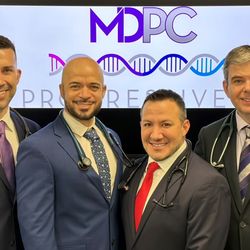 MD Progressive Care - Eric Klappholz NP, Luis Valdes Castillo NP, Peter Triporo NP, and Dr Tribble.