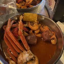 Red Crab Juicy Seafood - The closest is the Weekend Special ( can be order any day) and the furthest is the Low Country Boil
