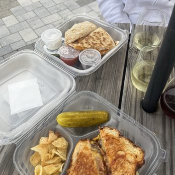 Fox Hollow Vineyards - Buffalo chicken quesadillas Grilled cheese sandwich - Wine Tasting Room Near Me - Holmdel, New Jersey Fox Hollow Vineyards - Buffalo chicken quesadillas Grilled cheese sandwich - Wine Tasting Room Near Me - Holmdel, New Jersey