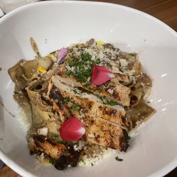 Aurora At The Celeste - Black garlic papardelle - American Near Me - Orlando, Florida