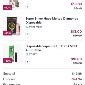 The Artist Tree - Oxnard - My online order that they didn't want to honor - Cannabis Dispensaries Near Me - Oxnard, California