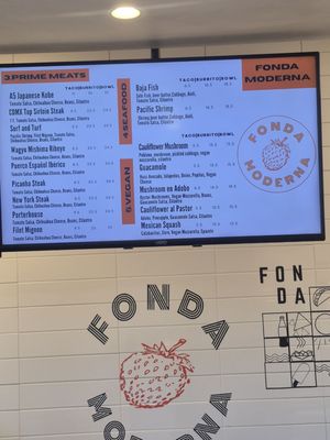 Menu photo 5 Fonda Moderna Tustin, CA