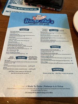 Menu photo 6 Uncle Ike's Sandbar & Grill Corolla, NC Menu photo 6 Uncle Ike's Sandbar & Grill Corolla, NC