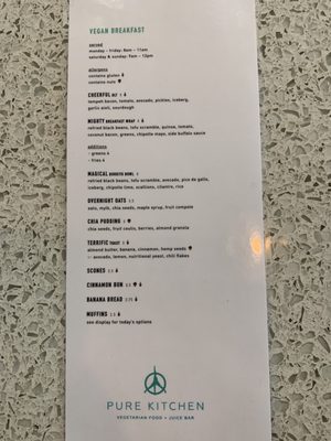 Menu photo 1 Pure Kitchen Elgin Ottawa, ON
