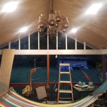 ENR Electric - Under back patio recessed lighting. - Electricians Near Me