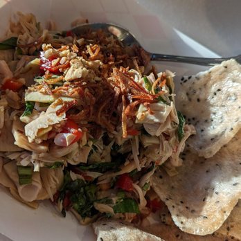 Loving Hut - Refreshing Jackfruit salad - Vegan Near Me - Orange, California