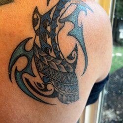 Zen Tattoo Maui - Tribal shark tattoo
