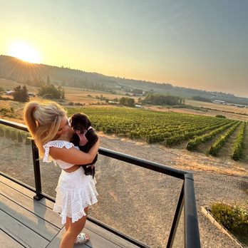 Rizzo Winery - Views from the tasting room deck - Wineries Near Me - Salem, Oregon