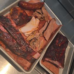 Jim 'N Nick's Bar-B-Q - Sample of their protein selections, for reference only, this is not a specific plate they offer.