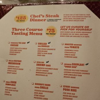 Fancypants - 3 course $75 menu - Steakhouses Near Me - Nashville, Tennessee