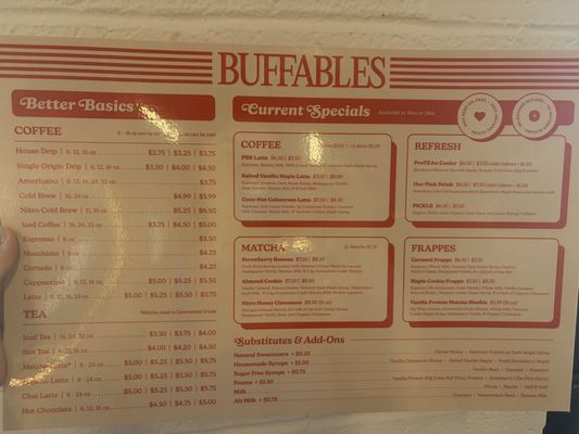Menu photo 3 Buffables Tempe, AZ Menu photo 3 Buffables Tempe, AZ