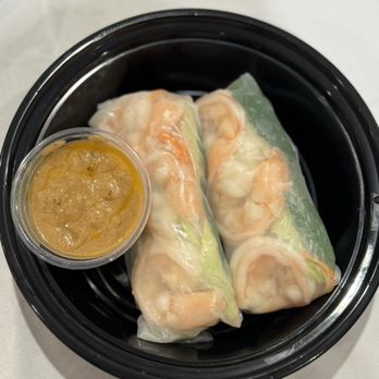 Thai Time - Shrimp fresh roll with peanut sauce (GF) - Thai Near Me - New York, New York
