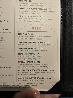 Menu photo 2 Vitello's Restaurant Studio City, CA Menu photo 2 Vitello's Restaurant Studio City, CA