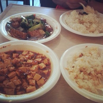 Lucky Express - Family style tofu, szechuan tofu, so much rice. - Chinese Near Me - Bloomington, Indiana Lucky Express - Family style tofu, szechuan tofu, so much rice. - Chinese Near Me - Bloomington, Indiana