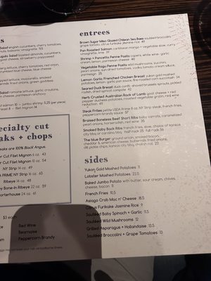 Menu photo 3 Blue Grillhouse Bethlehem, PA Menu photo 3 Blue Grillhouse Bethlehem, PA