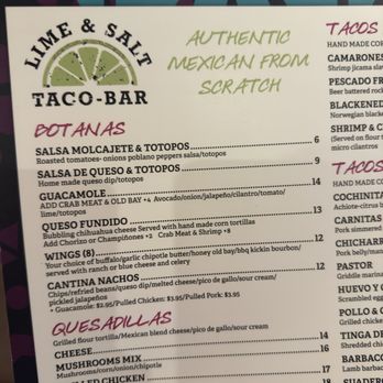 Lime & Salt Taco Bar - Tacos Near Me - Columbia, Maryland Lime & Salt Taco Bar - Tacos Near Me - Columbia, Maryland