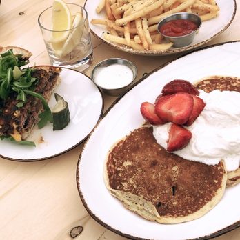 Pour Company - Their lighting is bomb! Half of the burger, fries, and nasty pancakes. - New American Near Me - Fullerton, California Pour Company - Their lighting is bomb! Half of the burger, fries, and nasty pancakes. - New American Near Me - Fullerton, California