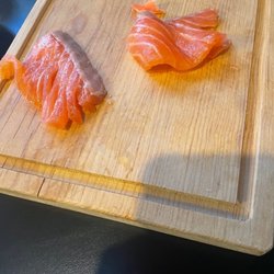 Katsura Sushi Bar - Brown skin on sushi?