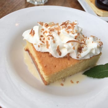 Havana - Tres leches with coconut flakes - Latin American Near Me - Vancouver, British Columbia