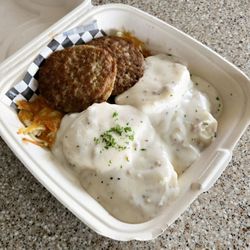 Mariners Cafe - B&G with Hash Browns and Meat